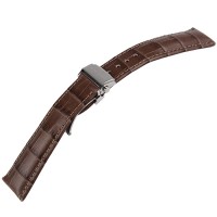 Maurice Lacroix watchband croco embossed for Pontos folding clasp