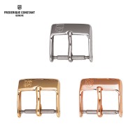 Original Frederique Constant pin buckle silver-plated, gold-plated or rosegold-plated
