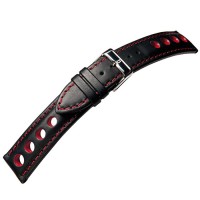Barington Racing watchband made of finest calw leather